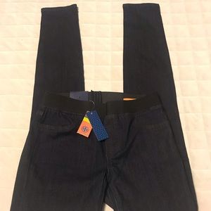 NEW Tory Burch Sz 25 dark denim legging jegging